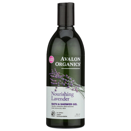 AVALON ORGANICS GEL BTH N SHWR LAVENDER 12 OZ - Pack of 1