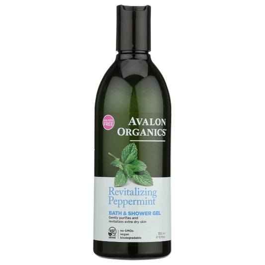 AVALON ORGANICS GEL BTH N SHWR PPPRMINT 12 OZ - Pack of 1