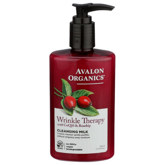 AVALON ORGANICS WRINKLE THERAPY CLSNG MILK 8.5 OZ - Pack of 1