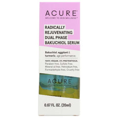 Acure - Radically Rejuvenating Dual Phase Bakuchiol Serum, 0.67 fl oz - front