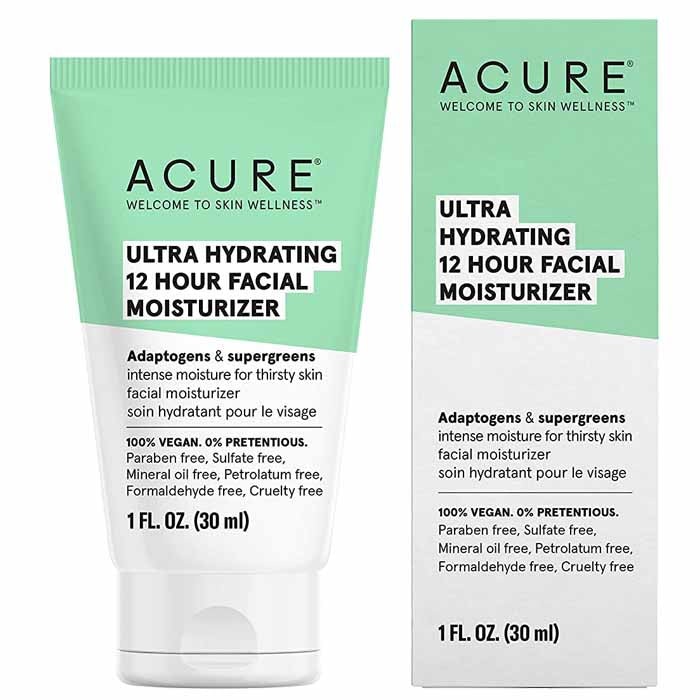 Acure - Ultra Hydrating 12 Hour Facial Moisturizer, 1 fl oz