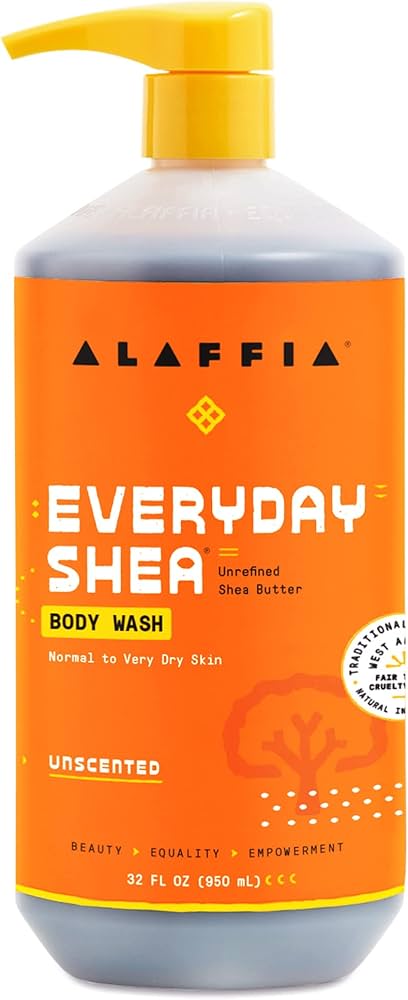 Alaffia - Body Wash Everyday Unscented, 32 Oz