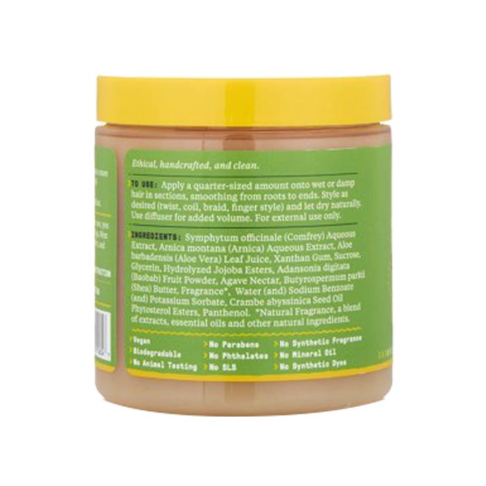 Alaffia - Curl Define Control Custard, 8 fl oz - back