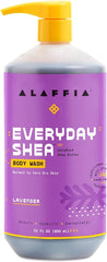 Alaffia - EveryDay Shea Body Wash Lavender, 32 Oz