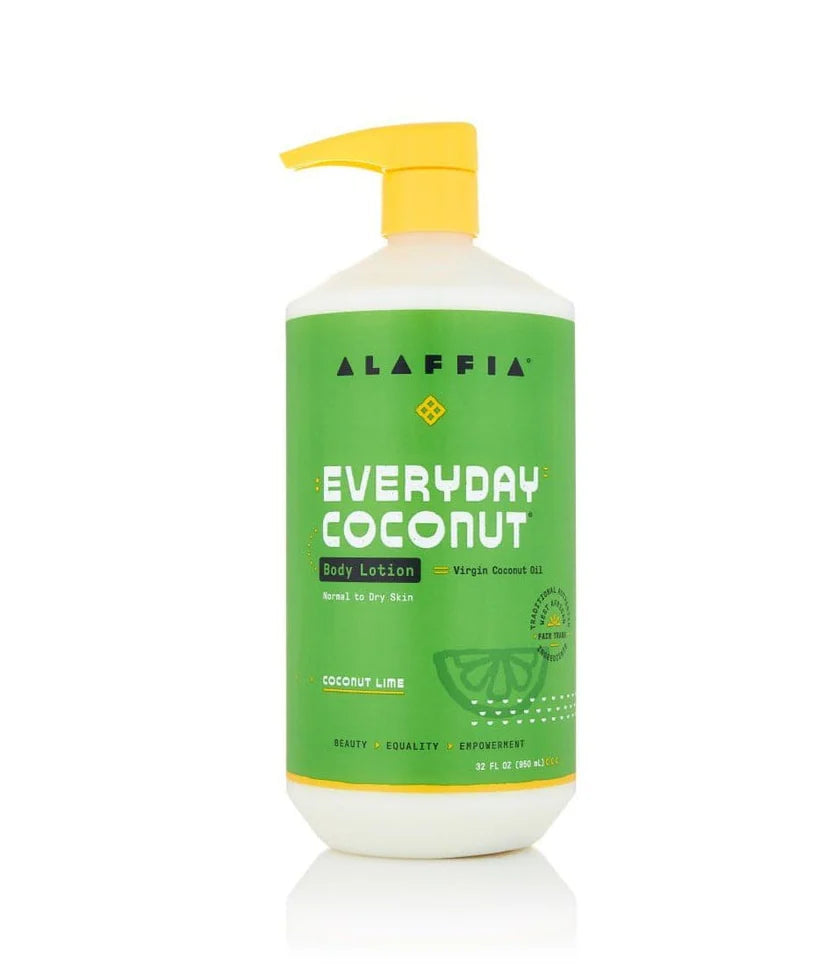 Alaffia - Everyday Body Lotion Coconut Lime, 32 fl oz