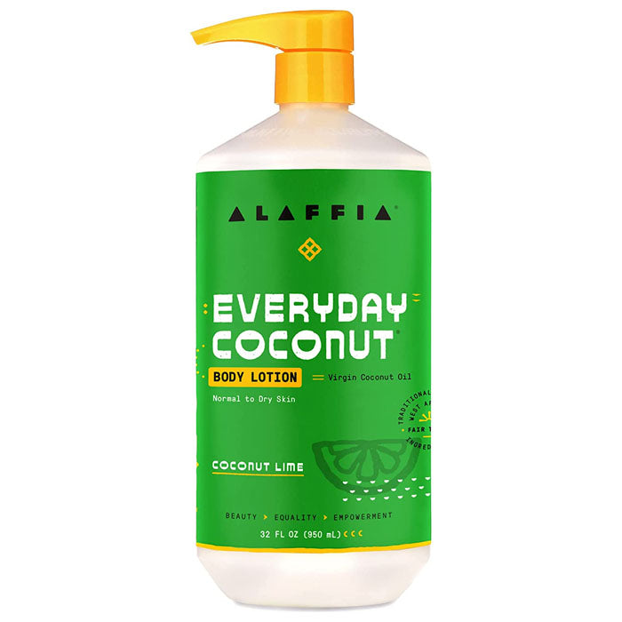 Alaffia - Everyday Coconut Body Lotion Coconut Lime, 32 fl oz