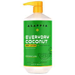 Alaffia - Everyday Coconut Body Lotion Coconut Lime, 32 fl oz