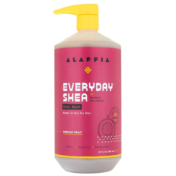 Alaffia - Everyday Shea Body Wash Passion Fruit, 32 fl oz