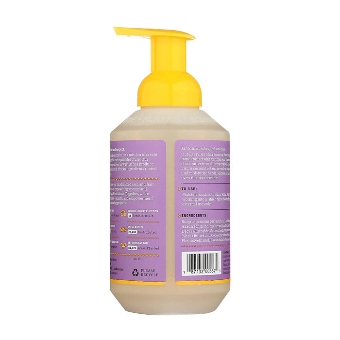 Alaffia - Everyday Shea Foaming Hand Soap Lavender, 18 fl oz - back