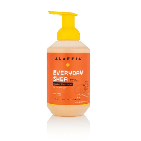 Alaffia - Everyday Shea Foaming Hand Soap Unscented, 18 Fl Oz