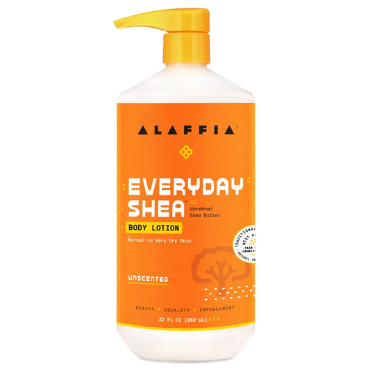 Alaffia - Everyday Shea  Moisturizing Body Lotion, Passion Fruit, 32 fl oz