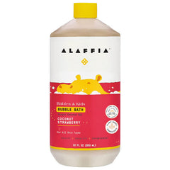 Alaffia - Kids Bubble Bath Coconut Strawberry, 32 fl oz