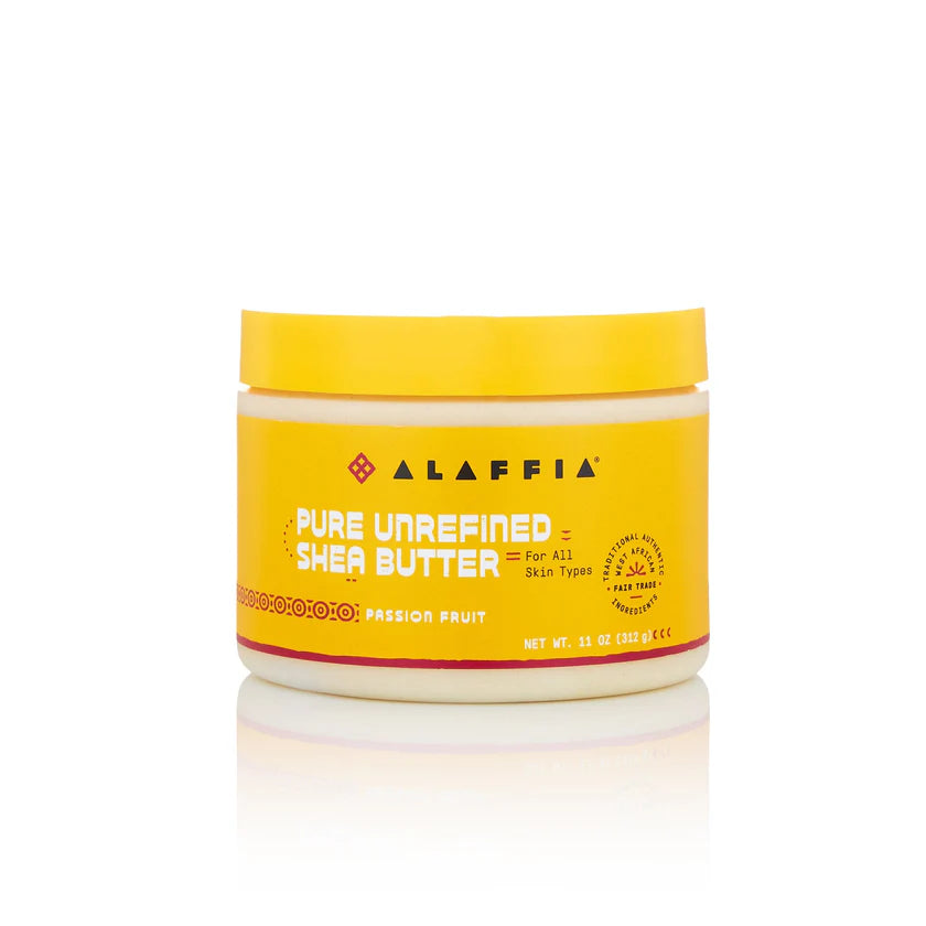 Alaffia - Pure Unrefined Shea Butter, Passion Fruit, 11 Oz