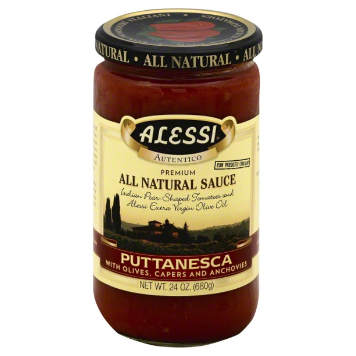 Alessi - Puttanesca Pasta Sauce, 24 oz  Pack of 6