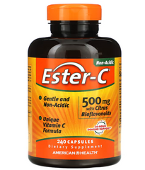 American Health - Ester-C with Citrus Bioflavonoids 500 Mg, 240 Capsules