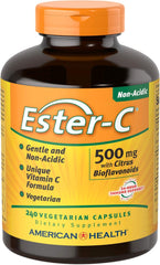 American Health - Ester-C with Citrus Bioflavonoids 500 Mg, 240 Vegetarian Capsules