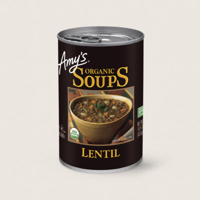 Amy's - Organic Lentil Soup, 14.1oz | Pack of 12 - PlantX US