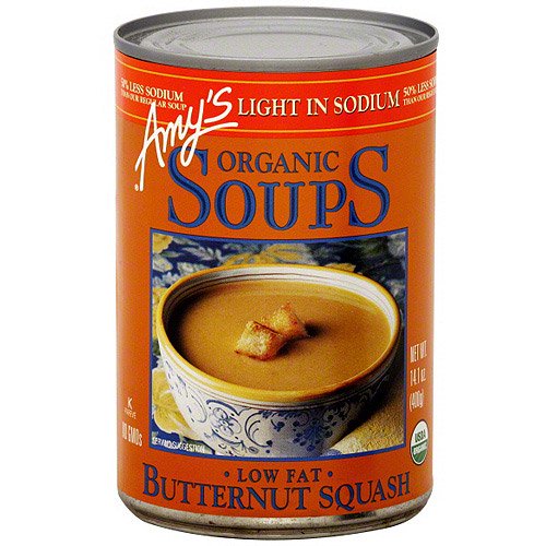 Amy's Organic Butternut Squash Soup, Light in Sodium, 14.1 oz
 | Pack of 12 - PlantX US