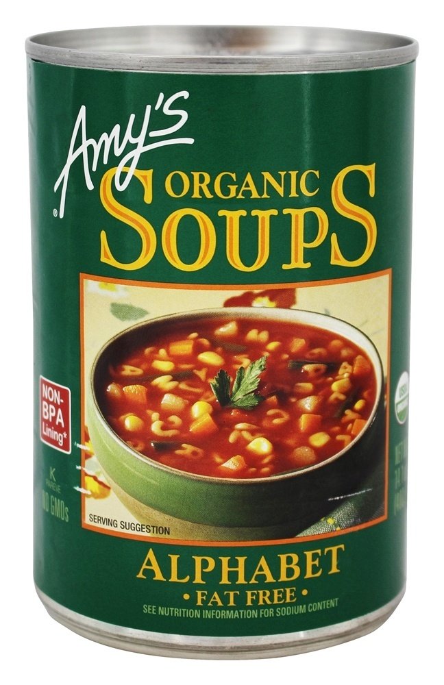 Amy's Soup Alphabet, 14.1 Oz | Pack of 12