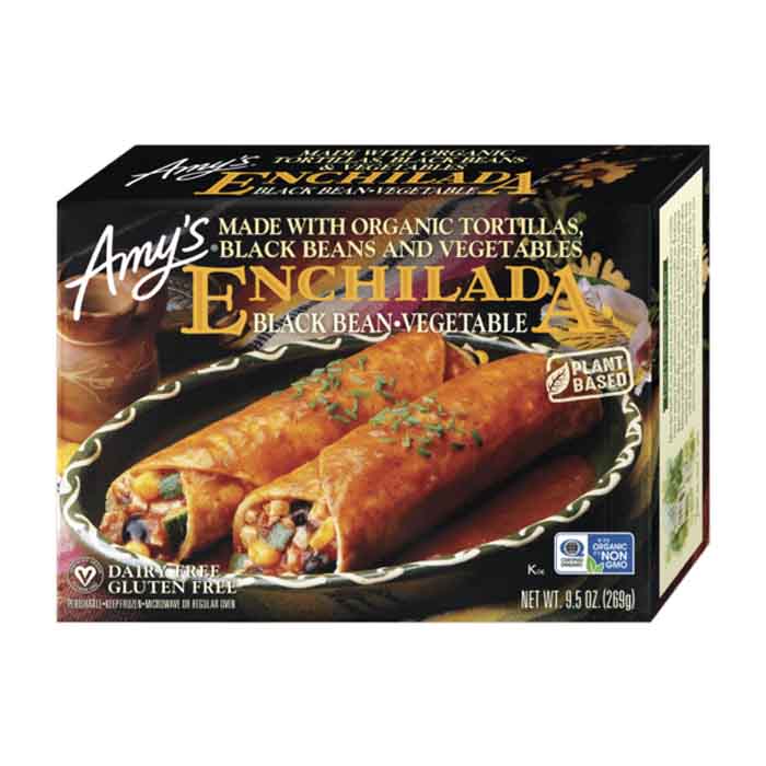 Amys - Entree Enchilada Black Bean, 9.5oz