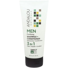 Andalou Naturals - Mens 3-in-1 Shampoo & Conditioner - Front