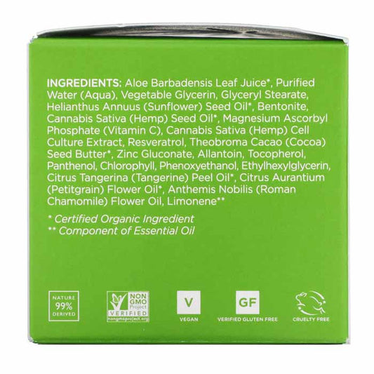 Andalou Naturals - CannaCell Detox Mask, 1.7oz - back