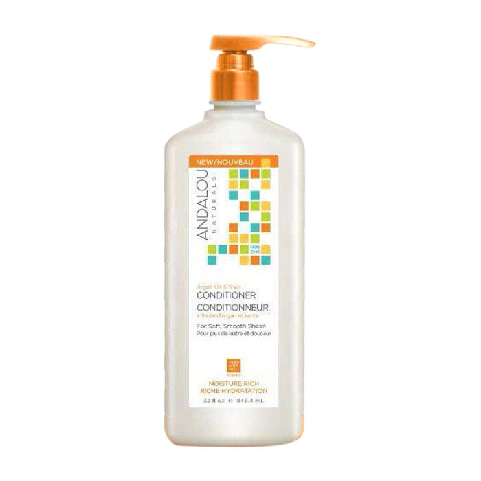 Andalou Naturals - Moisture Rich Conditioner Argan Oil & Shea, 32 fl oz