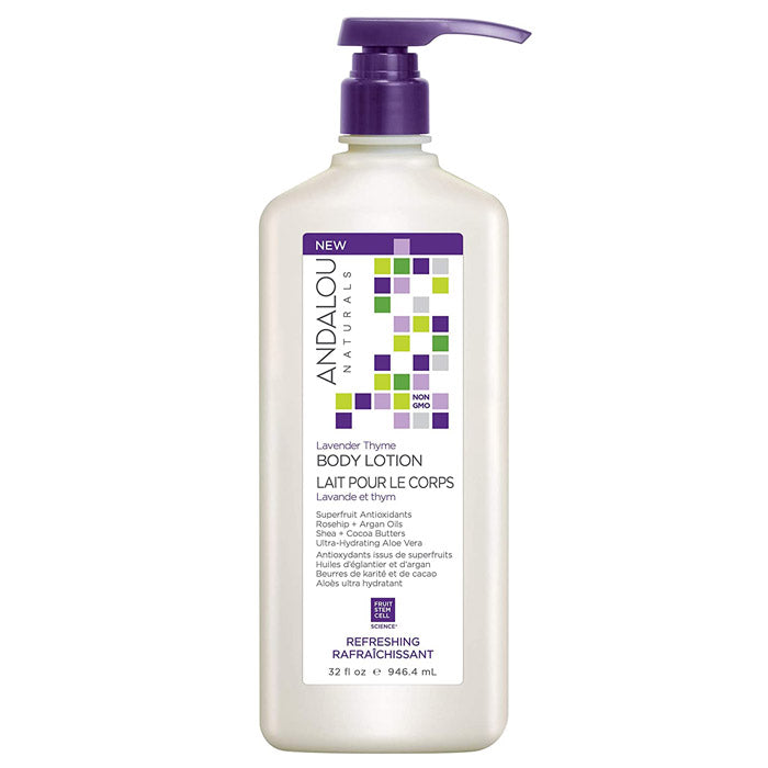 Andalou Naturals - Refreshing Body Lotion Lavender Thyme, 32 fl oz