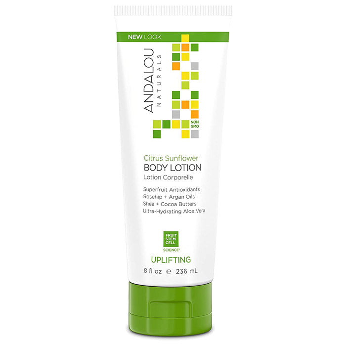 Andalou Naturals - Uplifting Body Lotion Citrus Sunflower, 8 fl oz