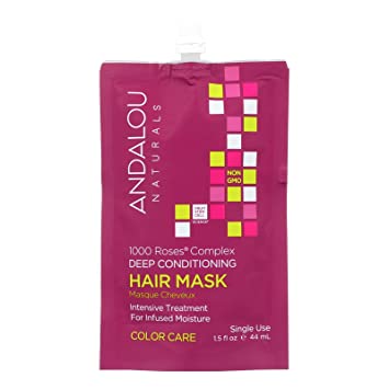 Andalou Naturals 1000 Roses Complex Color Care Hair Mask, 1.5 Oz
 | Pack of 6 - PlantX US