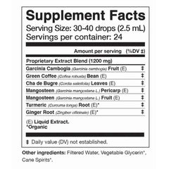 Anima Mundi - Fat Belly Tonic: Liver Support & Metabolism Booster, 2fl oz - supplement facts
