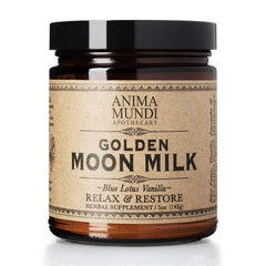 Anima Mundi - Golden Moon Milk: Blue Lotus Vanilla, 5oz - front