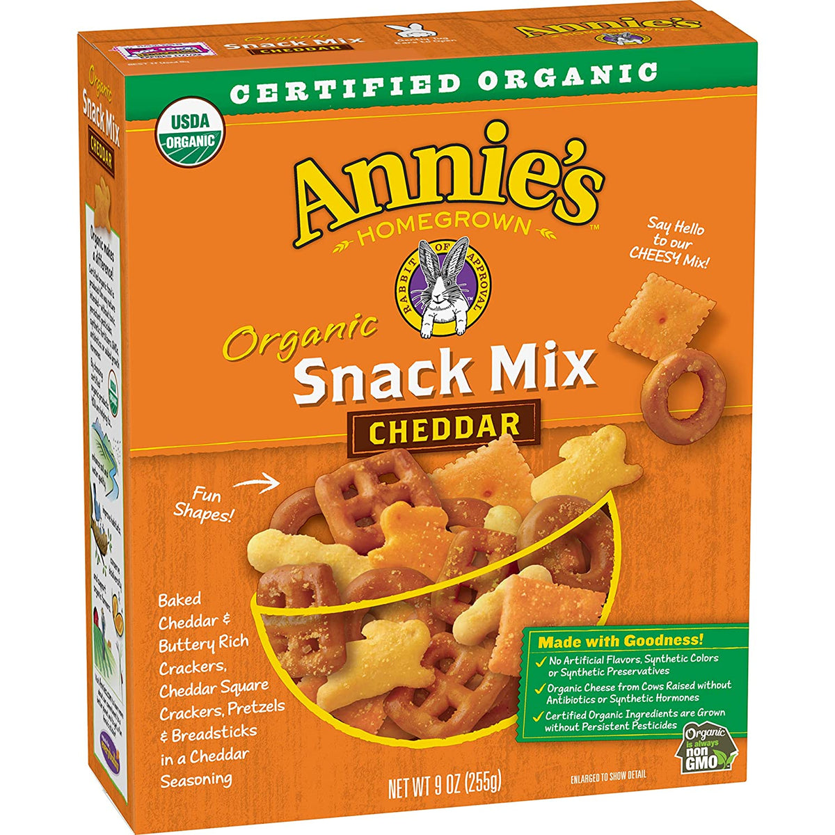 Annie's Organic Snack Mix - Cheddar (9 Oz.)
 | Pack of 12 - PlantX US