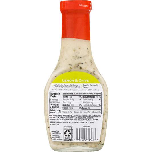 Annie´s Homegrown-Lemon & Chive Dressing