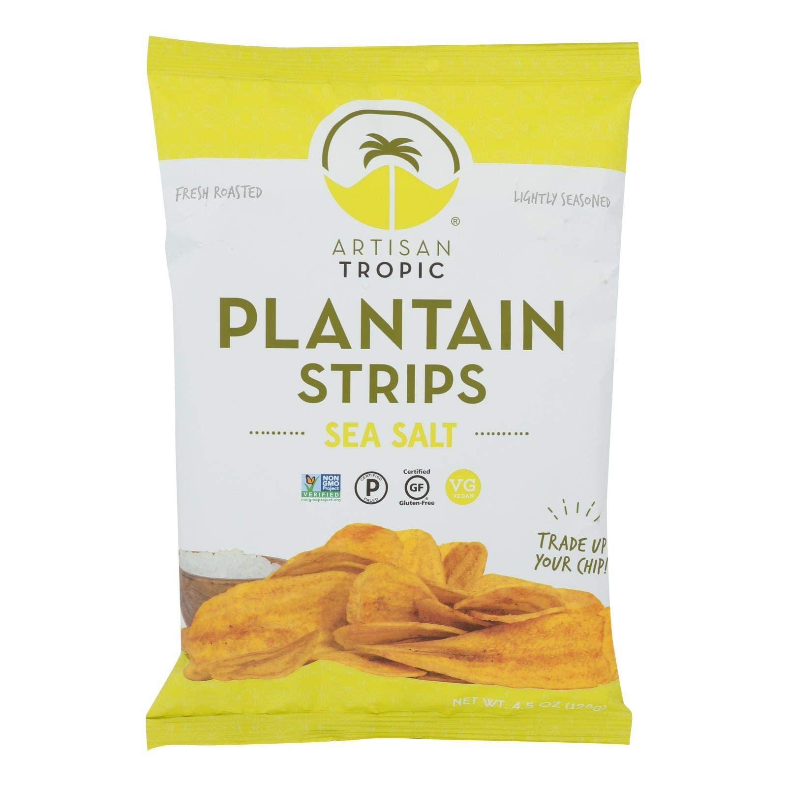 Artisan Tropic Plantain Strips Sea Salt - 4.5oz
 | Pack of 12 - PlantX US