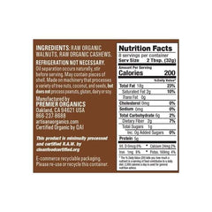 Artisana Organics - Raw Walnut Butter with Cashews, 8oz - back