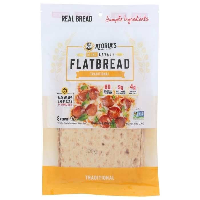 Atoriaâs Family Bakery - Mini Lavash Traditional Flatbread, 6oz - front