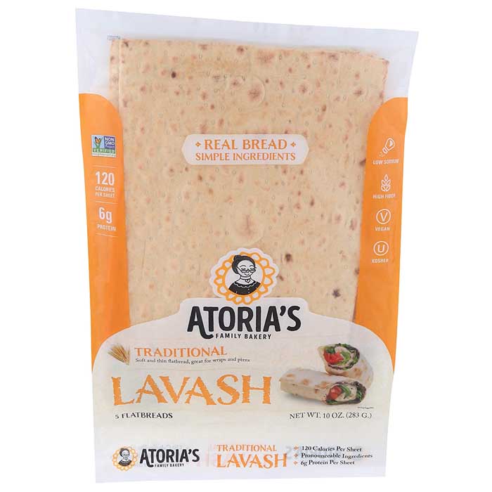 Atorias Family Bakery - Lavash Flatbreads - Traditional, 10oz