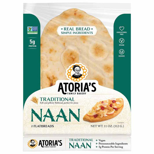 Atorias Family Bakery - Traditional Naan Flatbread, 11oz