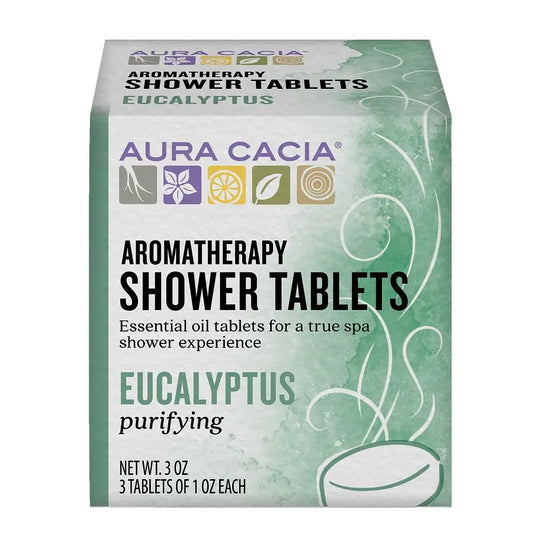 Aura Cacia - Eucalyptus Shower Tablets, 3 oz