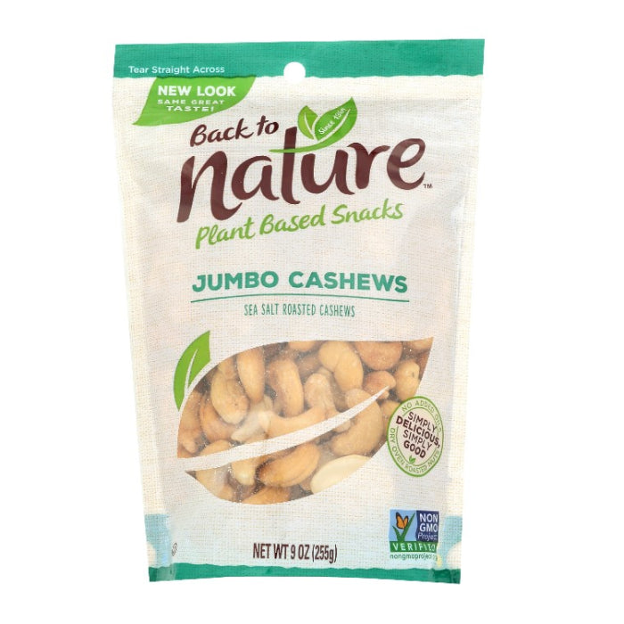 BACKTONATURECASHEWSJUMBOSEASALT9OZ-Packof9