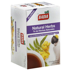 BADIA TEA NATURAL HERBS 25 BG 