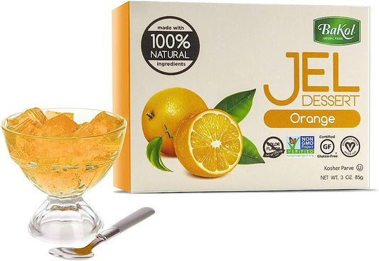 BAKOL DESSERT JELL ORANGE ALNTRL 3 OZ - Pack of 12