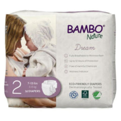 BAMBO NATURE DIAPERS BABY SIZE 2 32 PK - Pack of 6