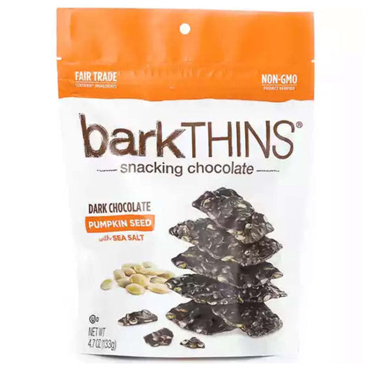 BARKTHINS CHOC CVRD PMPKN SEED DRK 4.7 OZ 