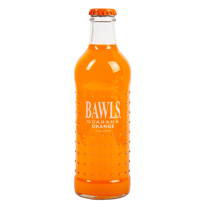 BAWLS GUARANA SODA MANDARIN ORANGE 10 OZ