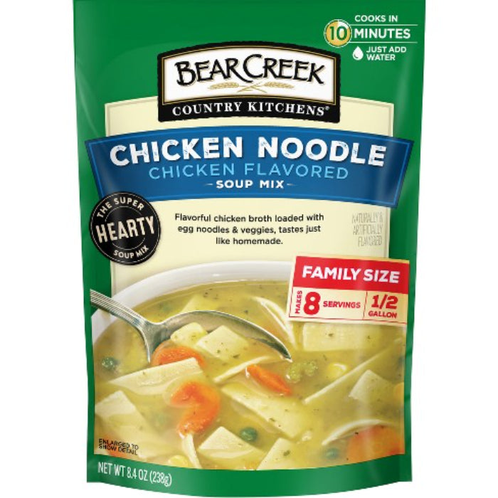 BEAR CREEK SOUP MIX CHICKEN NDL 8.4 OZ