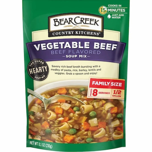 BEAR CREEK SOUP MIX VEGTBL BEEF 8.1 OZ