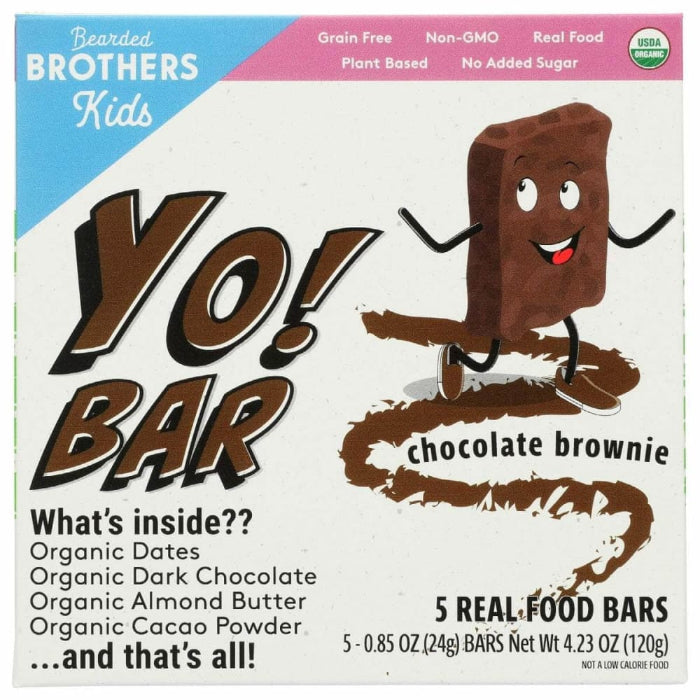 BEARDED BROTHERS BROWNIE CHOCOLATE BAR 4.23 OZ