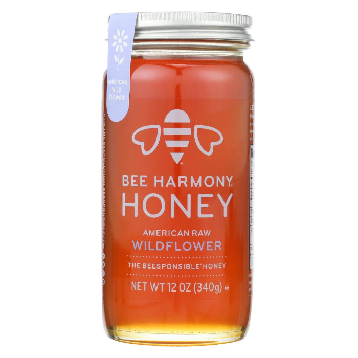 BEE HARMONY HONEY AMERICAN WILDFLWR 12 OZ 